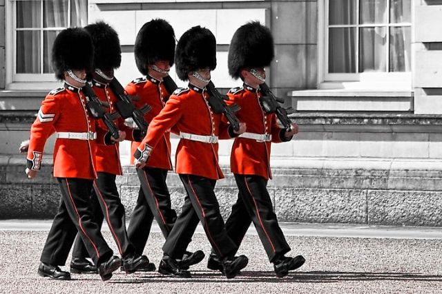 Changing of the Guards, Buckingham Palace